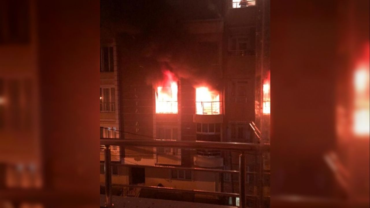Esenyurt'ta yangın sırasında dairede patlama; 1 ağır yaralı 