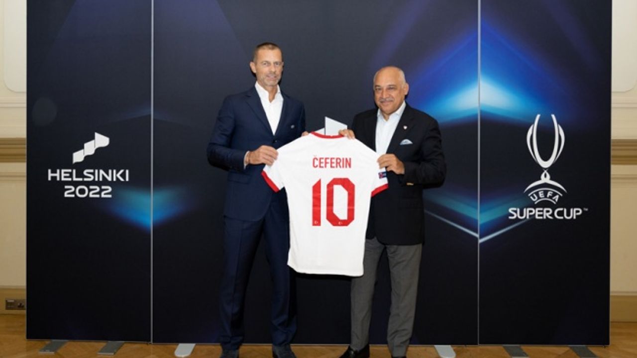 TFF Başkanı Büyükekşi, UEFA Başkanı Ceferin ile bir araya geldi