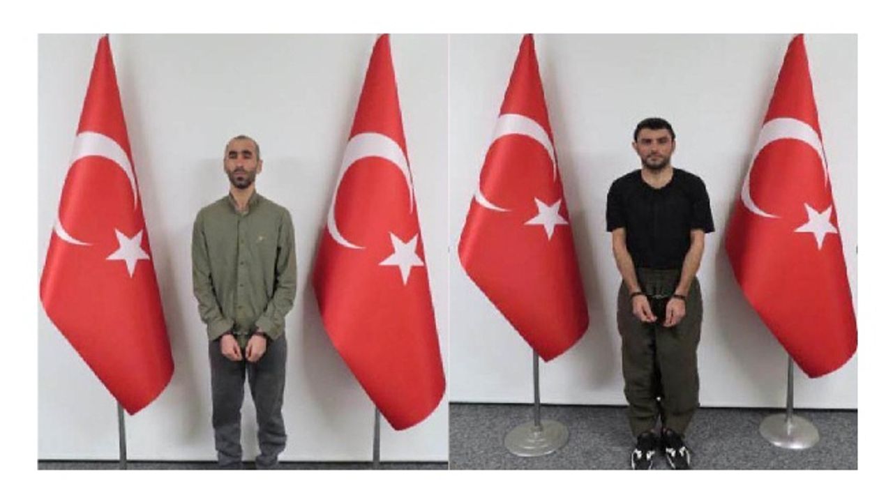 MİT operasyonuyla yakalanan 2 terörist, Türkiye'ye getirildi