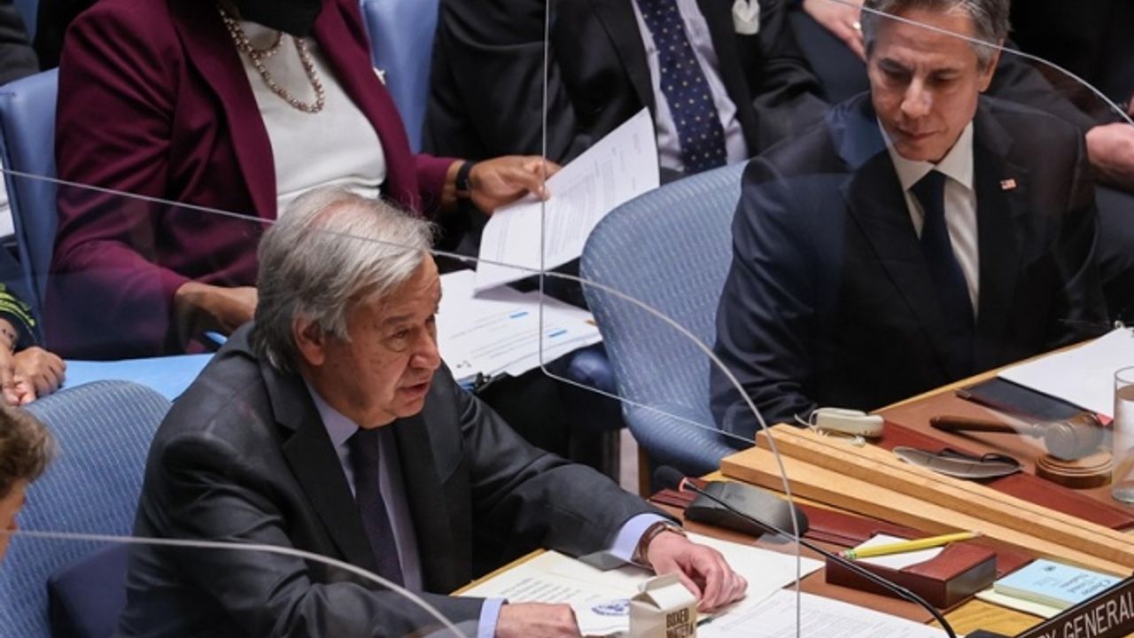 ABD Dışişleri Bakanı Blinken ve BM Genel Sekreteri Guterres Ukrayna konusunu görüştü