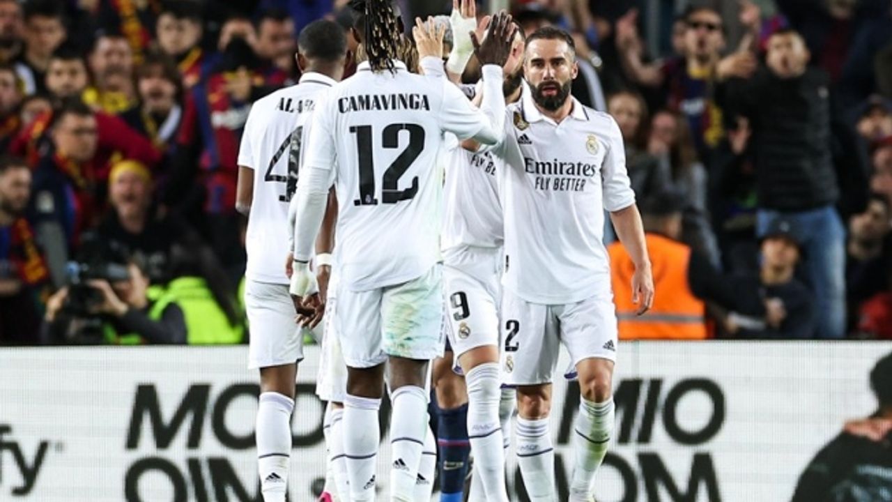 Barcelona'yı deplasmanda 4-0 yenen Real Madrid, Kral Kupası'nda finale kaldı