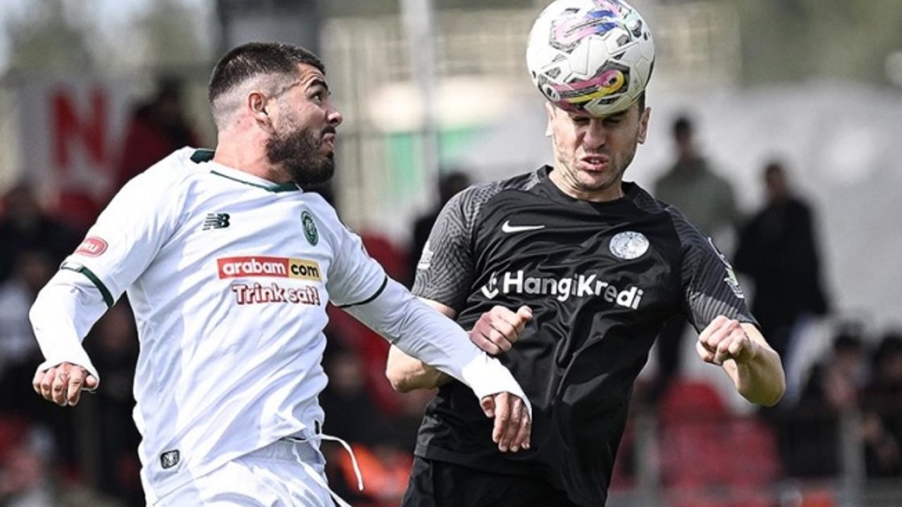 Ümraniyespor-Konyaspor maçında beraberlik