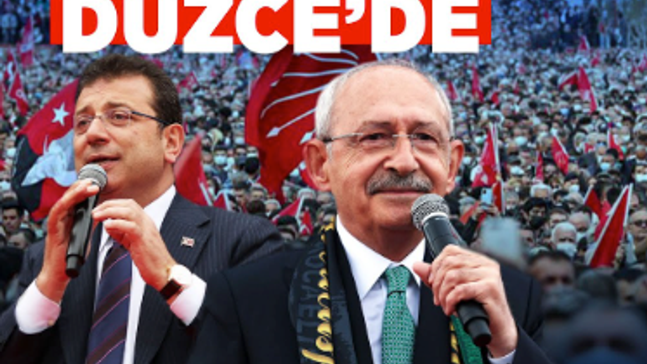Son Dakika: Kemal Kılıçdaroğlu Düzce'de