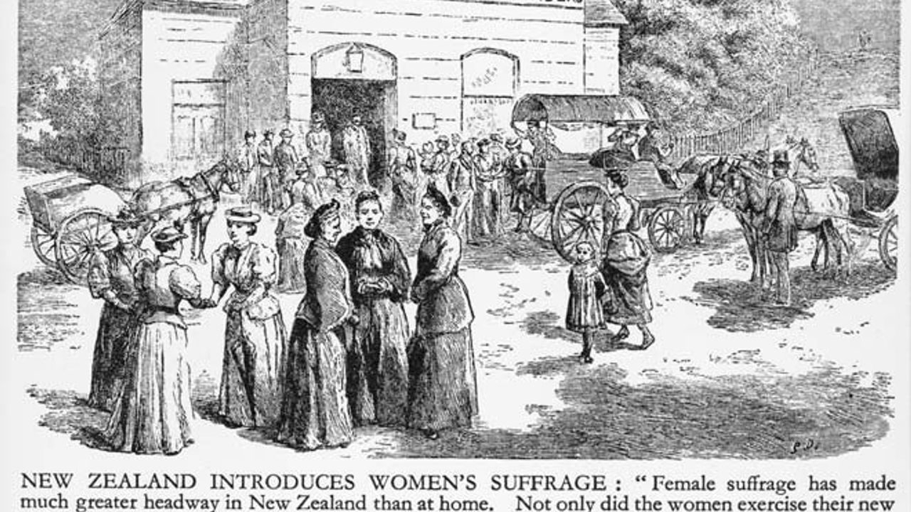 Tarihte Bugün: Yeni Zelanda, kadınların oy hakkını ilk kez tanıyan ülke olarak tarihe geçiyor!
