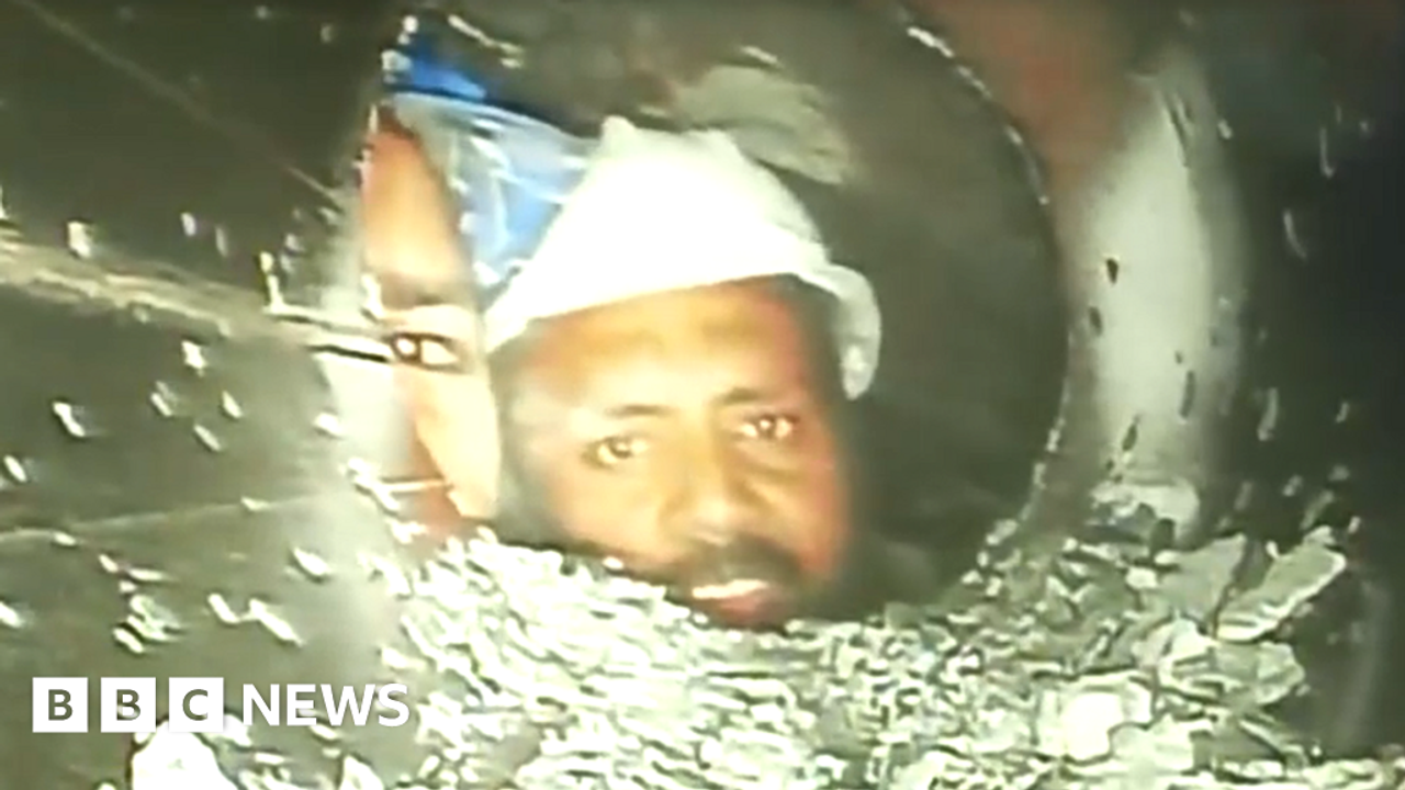 Uttarakhand tünel çökmesi: Mahsur kalan Hint işçilerinin ilk videosu ortaya çıktı