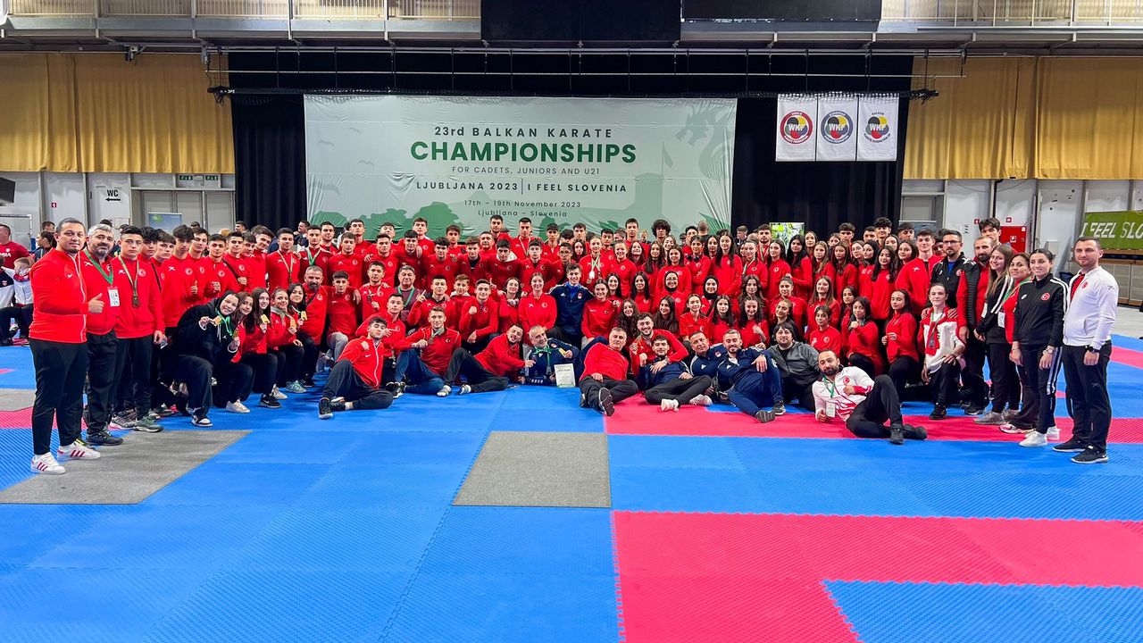 Türkiye, karatede Balkan şampiyonu oldu