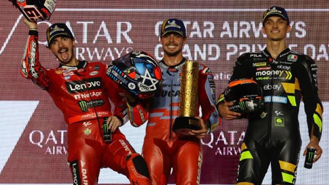 MotoGP'nin Katar ayağını Di Giannantonio kazandı
