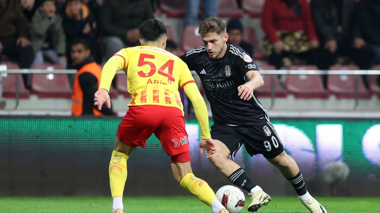 İlk yarı sonucu: Kayserispor 0 - Beşiktaş 0