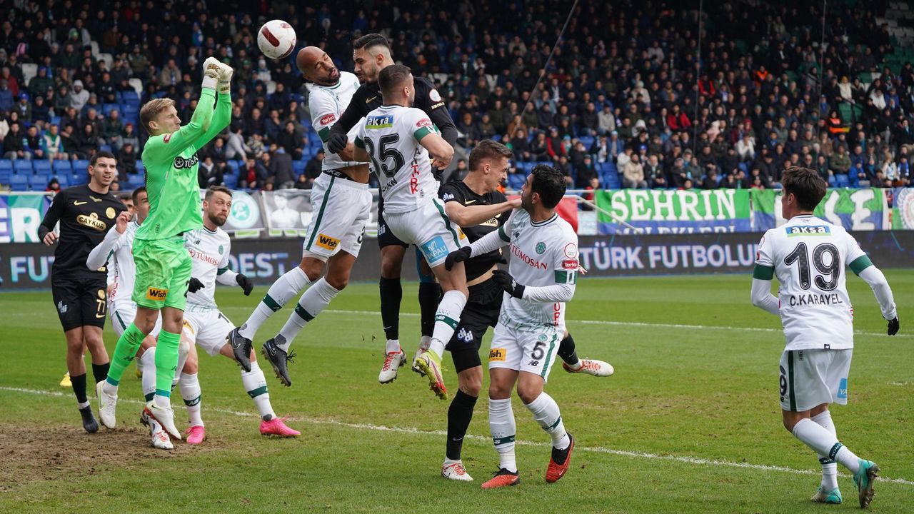 Çaykur Rizespor-Konyaspor maçı 0-0 bitti