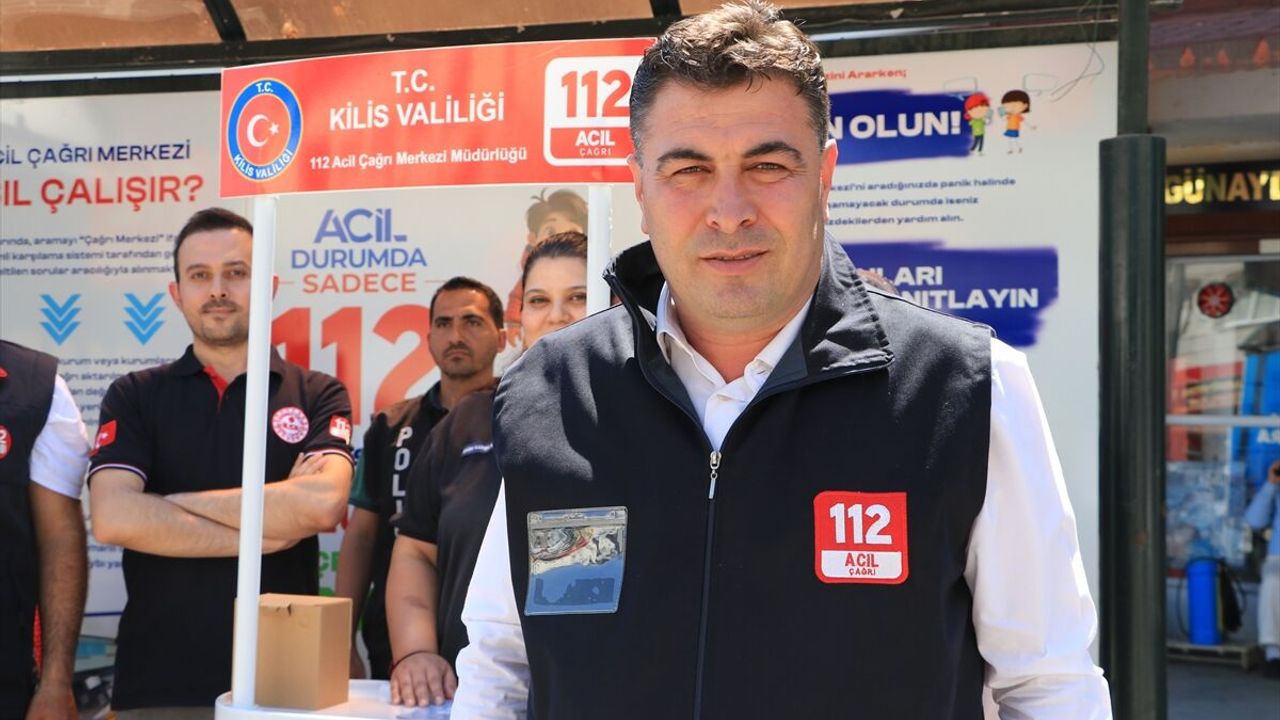 Kilis'te '112 Acil Çağrı Durağı' oluşturuldu