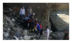 Erzincan'da inşaat kazısında göçük: 2 işçi yaralı