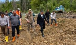 HES'in su borusu patladı; heyelan ve su taşkınlar yaşandı