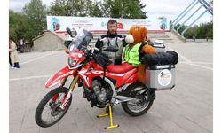 Organ bağışına dikkat çekmek için motosikletiyle Türkiye turuna çıktı