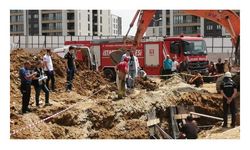 Başakşehir'de göçük altında kalan işçi öldü 