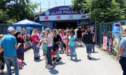 Bulgaristan'ın gurbetçileri de Edirne'den alışveriş yapıyor