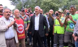 İBB önünde eylem