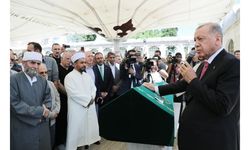 Cumhurbaşkanı Erdoğan, Hacı Nimet Kaya'nın cenazesine katıldı 