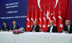 Cumhurbaşkanı Erdoğan, yeni asgari ücreti açıkladı