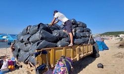 Keşan'da 3 günde 150 kamyon çöp toplandı, belediye başkanı tatilcileri uyardı