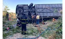 Kırklareli'de yolcu otobüsü devrildi: 6 ölü, 25 yaralı