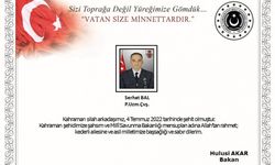 MSB: Pençe-Kilit bölgesinde 1 asker şehit oldu