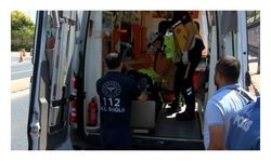 Sarayburnu'nda trafik denetlemesi yapan polise otomobil çarptı