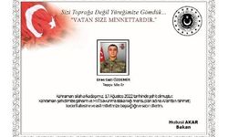 MSB: Şanlıurfa'da havan tacizinde yaralanan asker şehit oldu