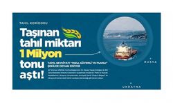MSB: Ukrayna'dan sevk edilen tahıl miktarı 1 milyon 43 bin 286 tonu buldu