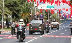 Vatan Caddesi'nde 30 Ağustos Zafer Bayramı töreni