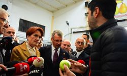 Akşener'den hal esnafına ziyaret