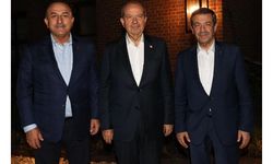 Çavuşoğlu, KKTC Cumhurbaşkanı Tatar ve mevkidaşı Ertuğruloğlu ile görüştü