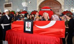 Polis memuru Sedat Gezer, son yolculuğuna uğurlandı