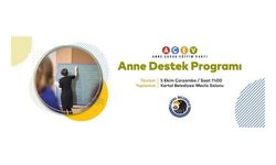 Anne Destek Programı Eğitim Projesi başlıyor