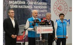 Bakan Karaismailoğlu: Çam ve Sakura metrosunda sona geldi