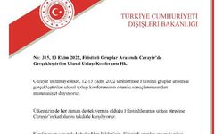 Dışişleri Bakanlığı'ndan 'Ulusal Uzlaşı Konferansı' açıklaması