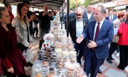 Edirne'de, Şehit Yusuf Ataş'ın vasiyeti için kermes kuruldu