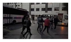 Gözaltına alınan  8 şüpheli adliyeye sevk edildi 