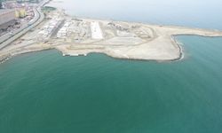 İyidere Lojistik Liman Projesi'nde deniz dolgusunun yüzde 30’u tamam