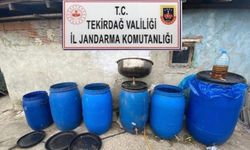 Tekirdağ'da 3 bin 687 litre sahte içki ele geçirildi