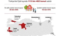 TÜİK: Eylülde 113 bin 402 konut satıldı