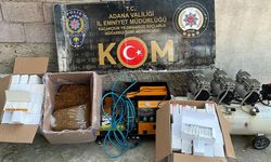 Adana’da kaçak sigara operasyonu: 21 gözaltı