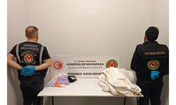 Bebek kıyafetlerine emdirilmiş uyuşturucu ele geçirildi