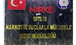 Bitlis'te 3 kilo metamfetamine 2 gözaltı