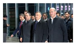 Fuat Oktay ve Bakan Soylu yaralıları ziyaret etti