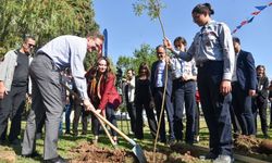 'Gezegen için' fidan diktiler