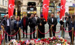 Patrik Maşalyan terör saldırısının olduğu noktada dua etti