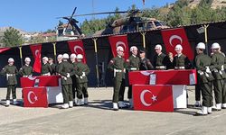 Şırnak'ta şehitler için askeri tören