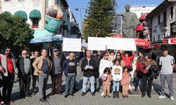 Antalya'da 'yüksek kira' protestosu