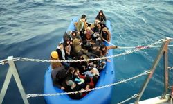 Bodrum açıklarında geri itilen 65 kaçak göçmen kurtarıldı