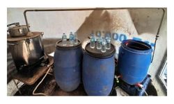Tekirdağ'da 525 litre sahte içkiye 2 gözaltı 